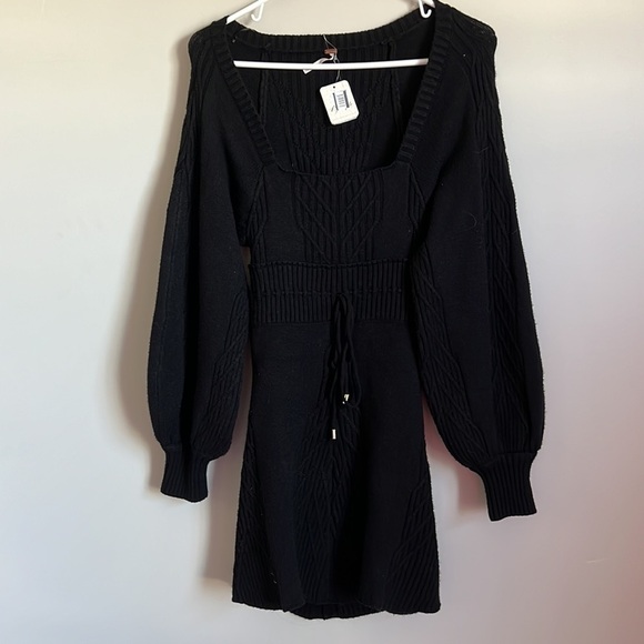 Free People Emmaline Balloon Sleeve Sweater Dress - Picture 10 of 10